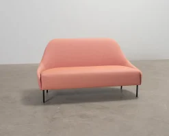 Adea Napoleon 2-sits soffa korall