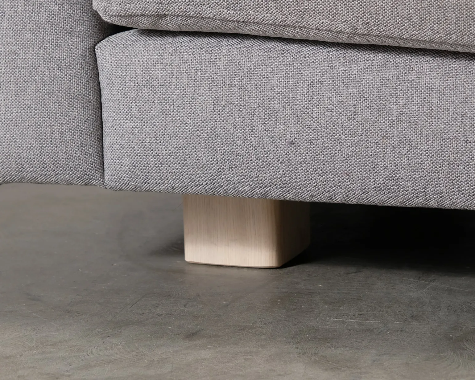 Adea Rest 3-sits soffa med fotpall grå