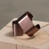 Aida Raw servetthållare roséguld, set om 4
