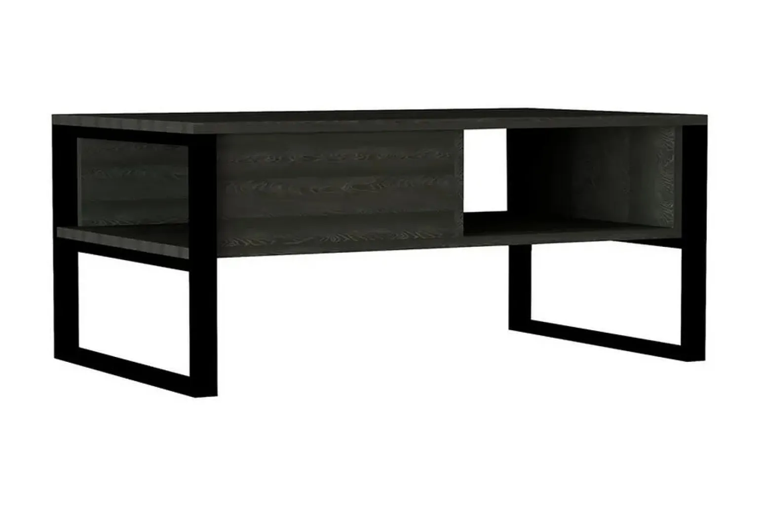 Antlerriver soffbord 100 cm svart