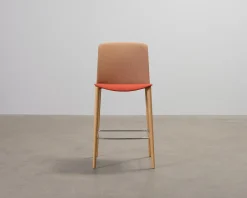 Arper Mixu barstol röd / brun
