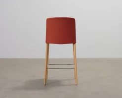 Arper Mixu barstol röd / brun