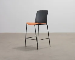 Arper Mixu barstol svart / orange