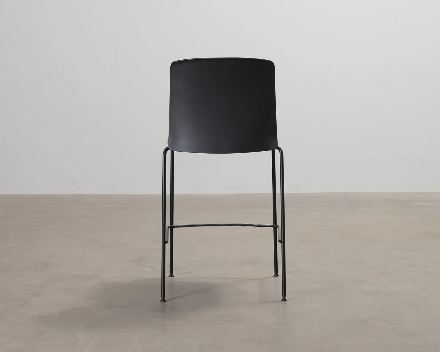 Arper Mixu barstol svart / orange
