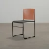 Arper Stacy stol svart / orange