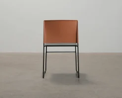 Arper Stacy stol svart / orange