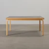 Artek Aalto 84 soffbord 120 x 120 cm björk / svart