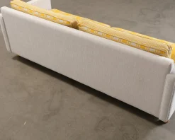 Artek 550 3-sits bäddsoffa ljusgrå / gul