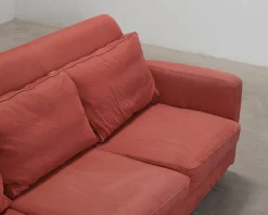 Artek 593 3-sits soffa röd