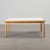Artek soffbord 125 x 125 cm björk / vit laminat
