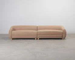 Axelfors 4-sits soffa brun