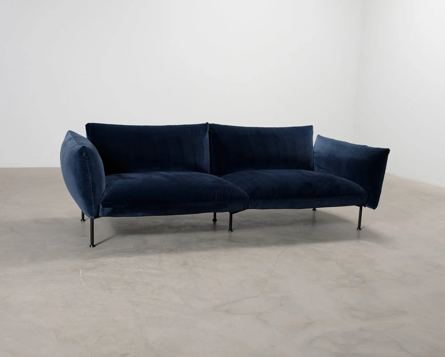 Basta Nota 3-sits soffa mörkblå