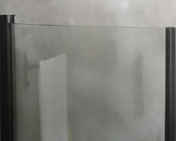 Bathlife Mångsidig duschdörr 45° svart