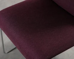 B&B Italia Lazy matstol burgundy