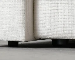 Bella 3-sits bäddsoffa med divan vit