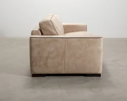 Boknäs 2,5-sits lädersoffa beige
