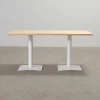 Bord 140 x 70 cm vit