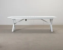 Brafab Hillmond trädgårdsbord 238 cm vit