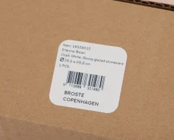 Broste Copenhagen Stevns skål 26,5 cm vit