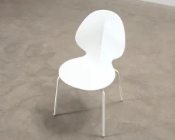 Calligaris matgrupp inkl. bord och 4 stolar vit