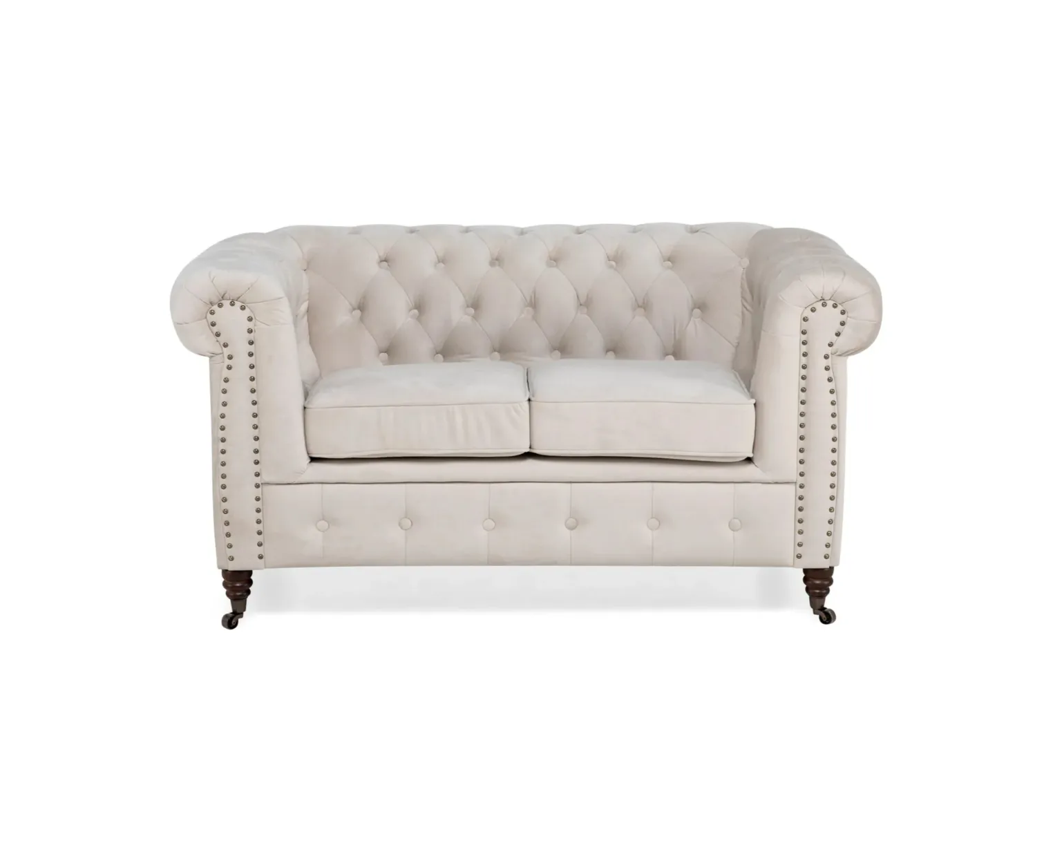 Chesterfield Deluxe 2-sits soffa beige