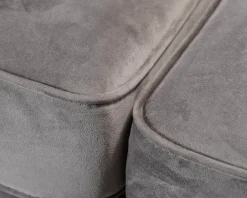 Chesterfield Lyx 3-sits soffa grå