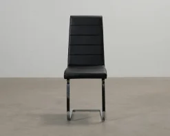 Cibus matstol i konstskinn svart, set om 2