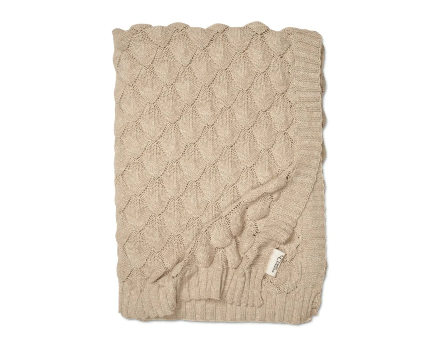 Classic Collection Pläd Gems filt 130 x 170 cm beige