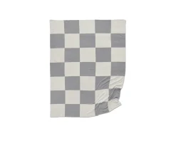 Classic Collection Pläd Square filt 130 x 170 cm grå