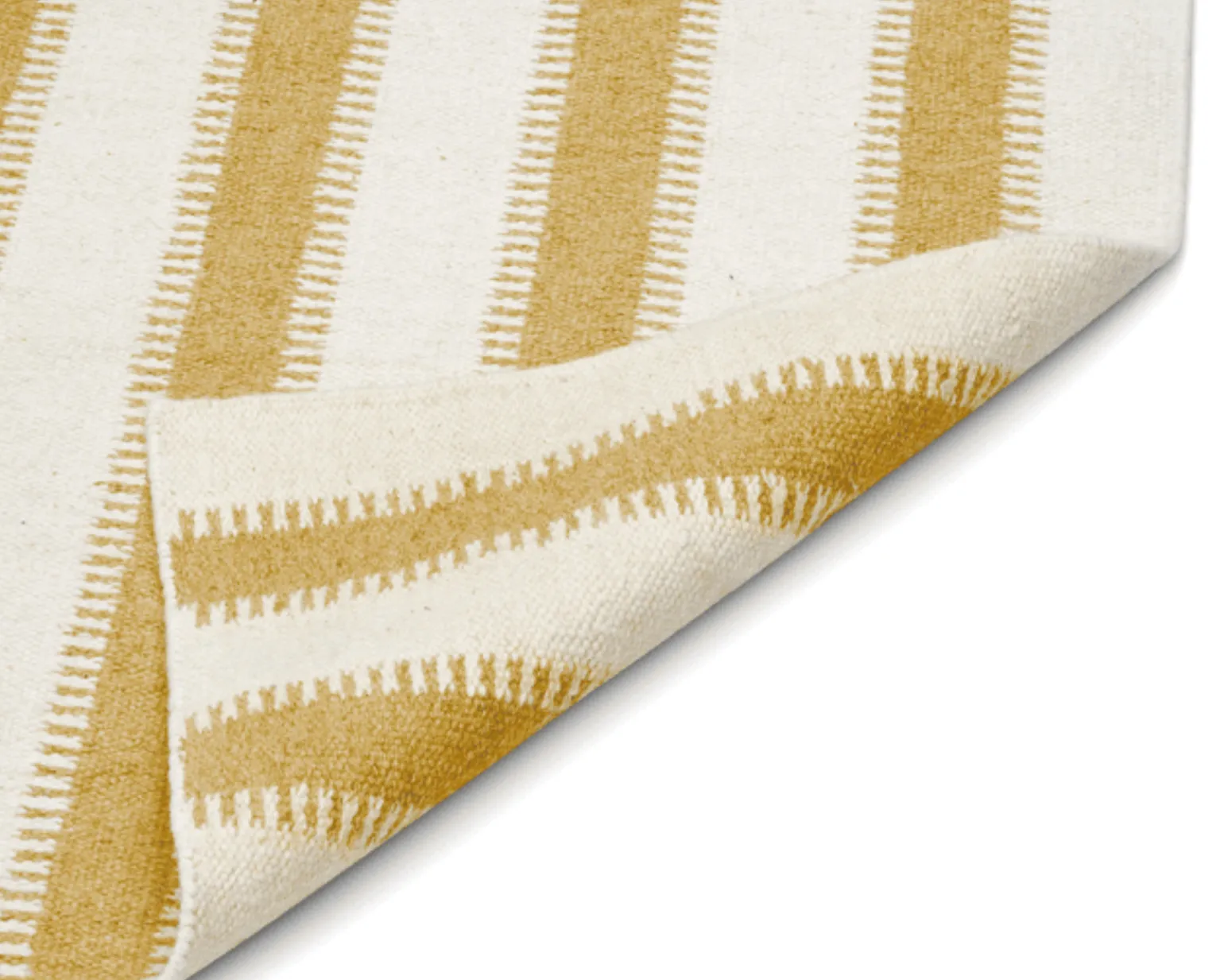 Classic Collection Stripes matta 170 x 230 cm gul