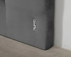 Cleaton sänggavel 200 cm grå