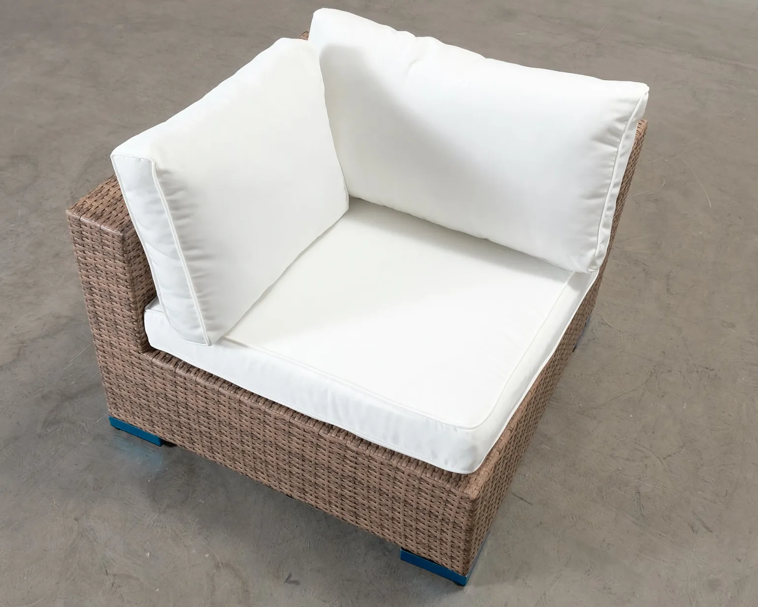 Comfort Garden Bahamas utomhus hörnmodul brun / vit