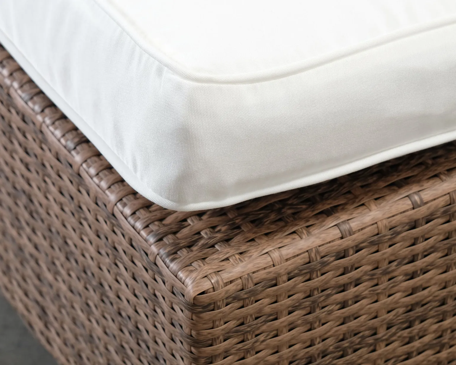 Comfort Garden Bahamas utomhus hörnmodul brun / vit