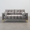 Cosmopolitan Design Bali 2-sits soffa ljusgrå