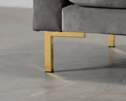 Cosmopolitan Design Bali 2-sits soffa ljusgrå