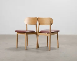 Decotique Elephant stol ek / läder, set om 2