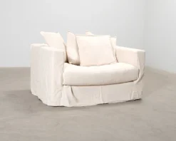 Decotique Le Grand Air Love Seat fåtölj Creamy White