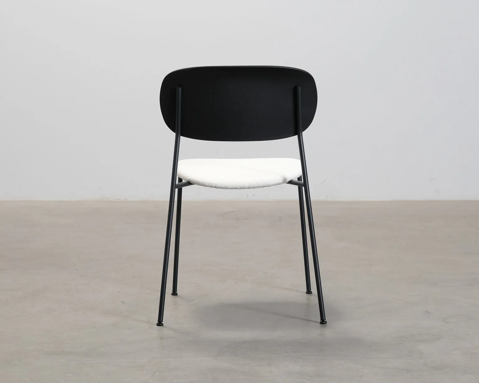 Decotique Note matstol svart / vit, set om 4