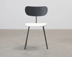 Decotique Note matstol svart / vit, set om 4