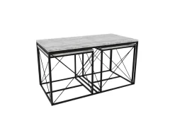 Defneia satsbord, 3 delar