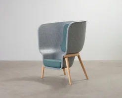De Vorm Pod PET Felt fåtölj grå