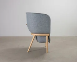 De Vorm Pod PET Felt fåtölj grå
