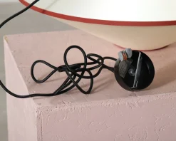 Edgeform Tafta pendellampa ø 65 cm röd / naturvit