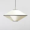 Edgeform Tafta pendellampa ø 65 cm svart / naturvit
