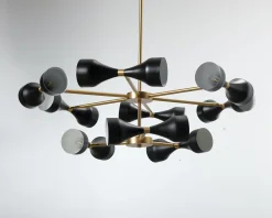 Eichholtz Cordero pendellampa svart / guld