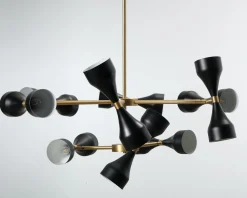 Eichholtz Cordero pendellampa svart / guld