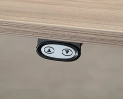 Elektriskt skrivbord med skärm 160 cm
