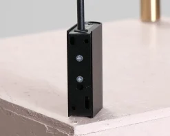 Estiluz Volta A-3531 vägglampa svart / mässing