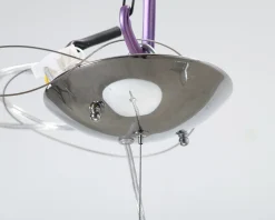 Faro Magma pendellampa vit / gul