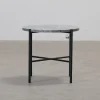 FeelDesign Bistro soffbord ø 44 cm grå marmor